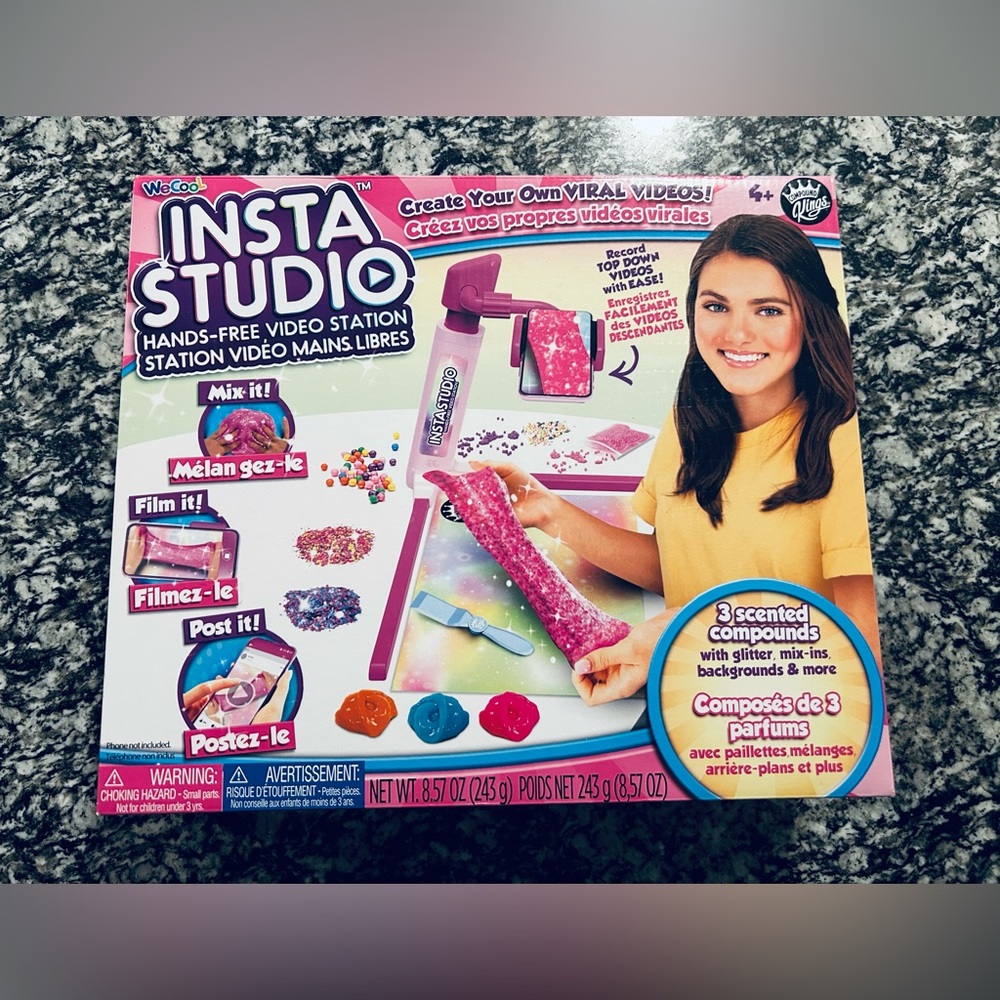 Unopened Insta Studio Hands-Free Video Station - Slime Making